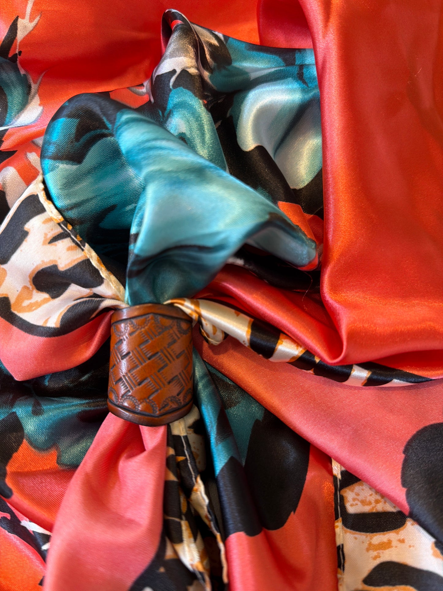Custom Leather Scarf Slides