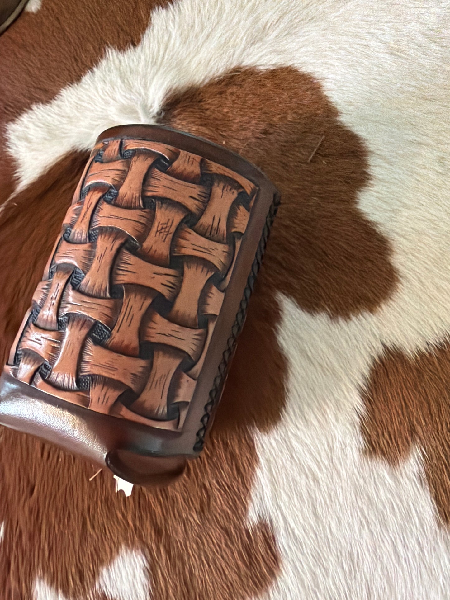 HAND TOOLED KOOZIE
