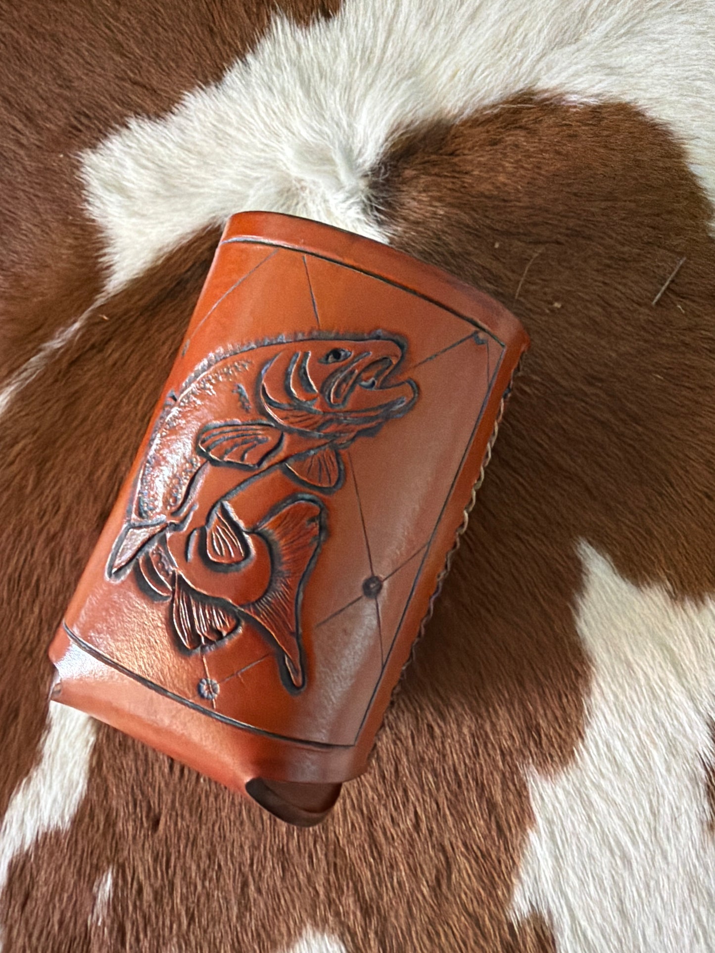 HAND TOOLED KOOZIE