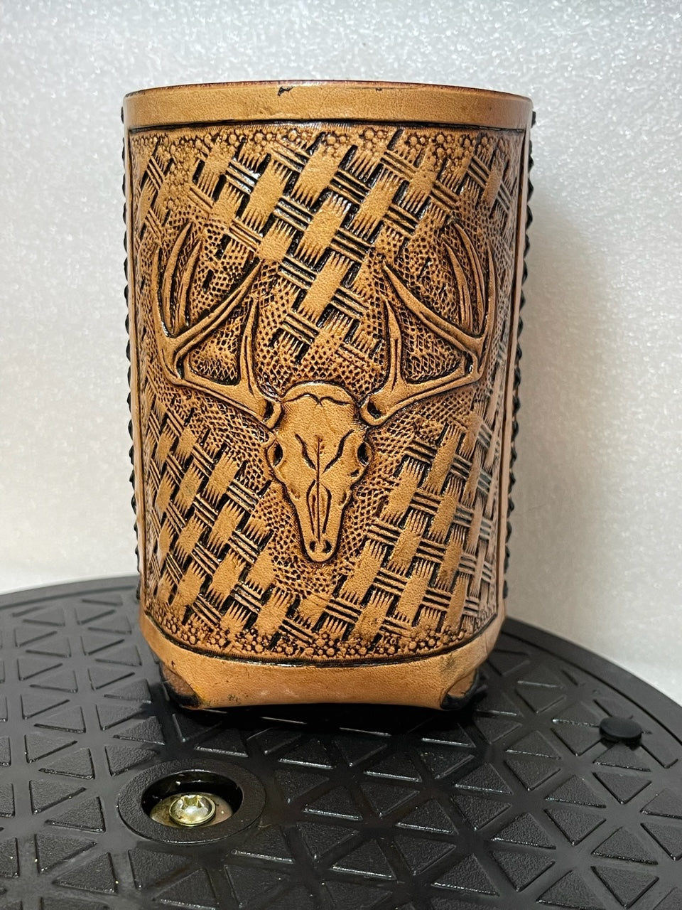 HAND TOOLED KOOZIE